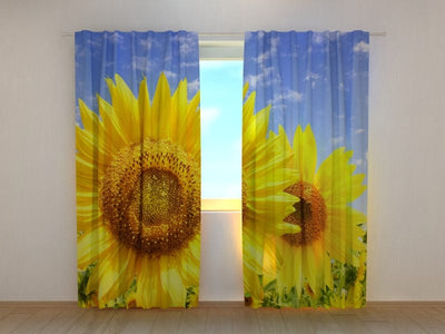 Curtains Sun flowers