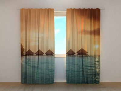 Curtains Sunset in Thailand Tapetenshop.lv
