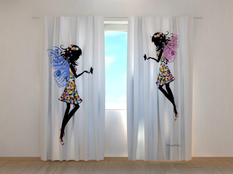 Curtains Beautiful fairies Tapetenshop.lv