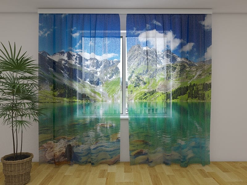 Curtains Beautiful Lake Morain