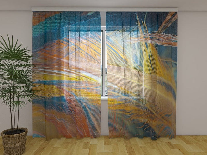 Aizkari - Spalvas boho stilā  Tapetenshop.lv
