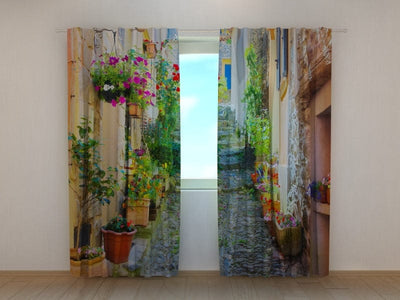 Curtains for Tuscan streets