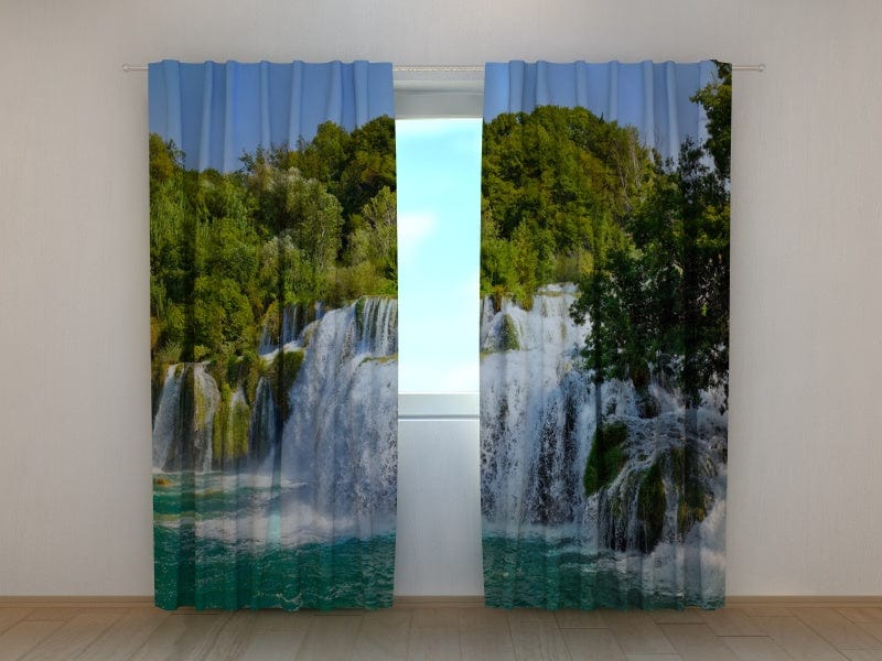 Curtains Tropical waterfall