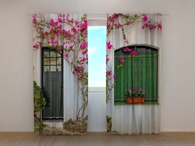 Curtains Flower wall