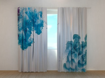 Verhot Blue splash 180 x 140 cm (2x90x140 cm) / SCREEN