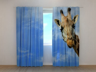 Curtains Giraffe Tapetenshop.lv