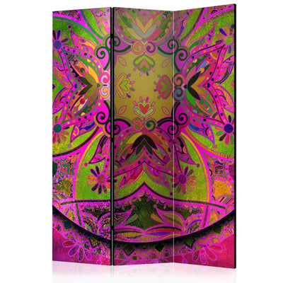 Aizslietnis ar austrumu ornamentu - Mandala: Rozā enerģija 135x172 cm ART