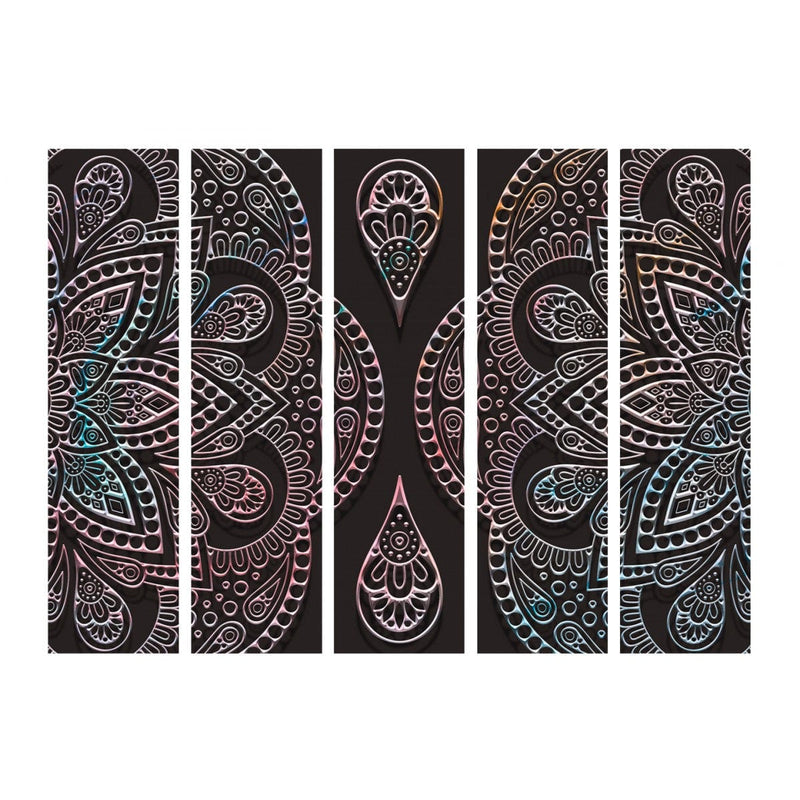 Aizslietnis ar austrumu ornamentu - Mandala: Simetrija II 225x172 cm ART