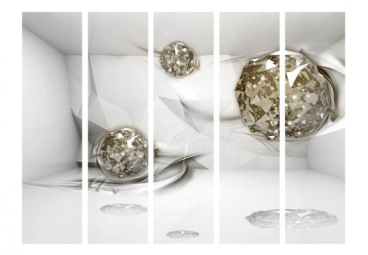 Aizslietnis ar dimantiem uz abstrakta fona - Abstrakti dimanti II 225x172 cm, 95675 ART