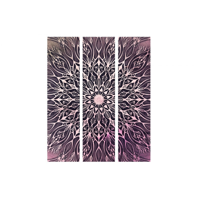Aizslietnis ar mandalas rakstu - Centrs (rozā) 135x172 cm ART