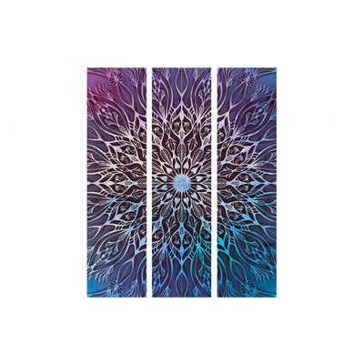 Aizslietnis ar mandalas rakstu - Centrs (zils) 135x172 cm ART