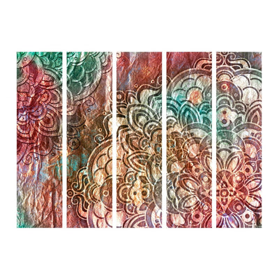 Aizslietnis ar mandalas rakstu - Mandala: Vara dārzs II 225x172 cm ART