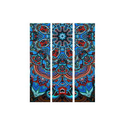 Aizslietnis ar mandalas rakstu - Zilā fantāzija 135x172 cm ART