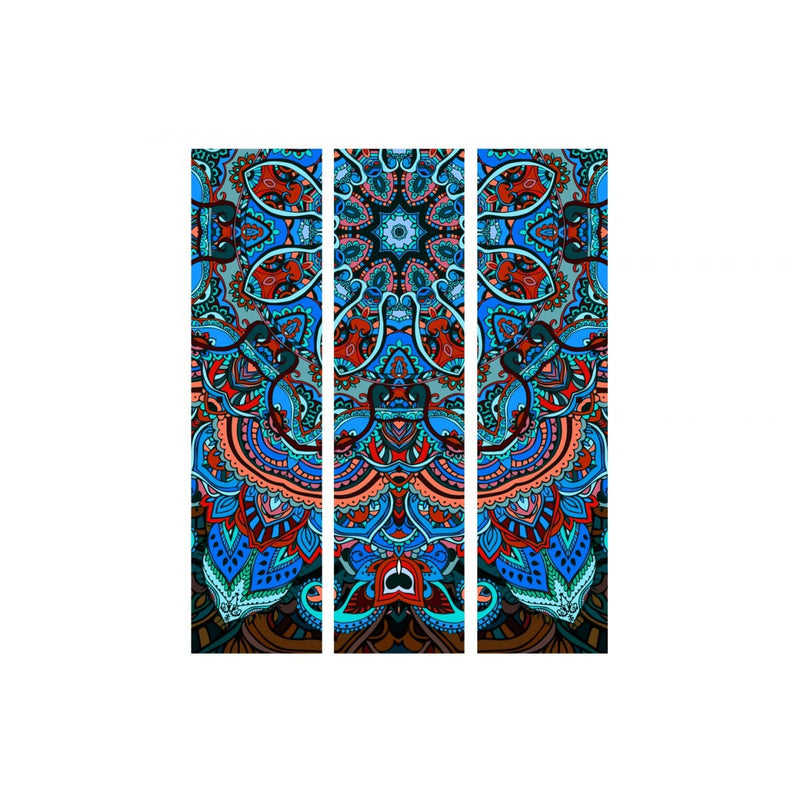 Aizslietnis ar mandalas rakstu - Zilā fantāzija 135x172 cm ART