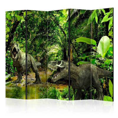 Aizslietnis Dinozauri džungļos II 225x172 cm ART
