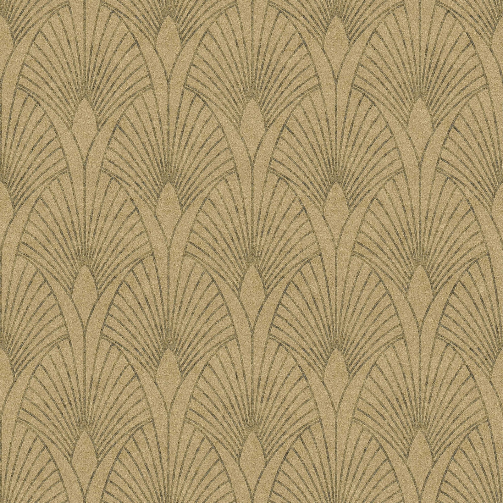 Art Deco tapetes glamūra stilā - zelt, bēša, brūna krāsa AS 374272 AS Creation
