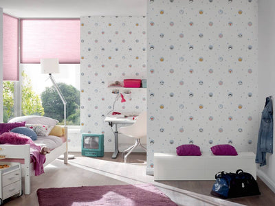 Children's wallpaper for a children's room in light colours AS Creation 1350771 Without PVC AS Creation