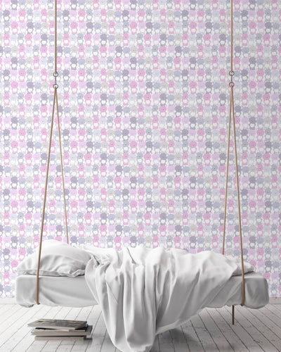 Vaikiški tapetai mergaitės kambariui su meškiukais rožinės spalvos 1350554 Be PVC AS Creation
