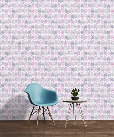 Children's wallpaper for girl's room with bears in pink 1350554 Without PVC AS Creation