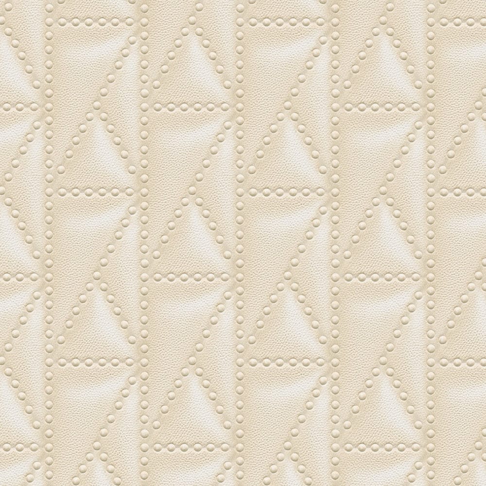 Bēšās tapetes guļamistabai Karl Lagerfeld - Quilt Bag Design, bēšā, 378441 AS Creation