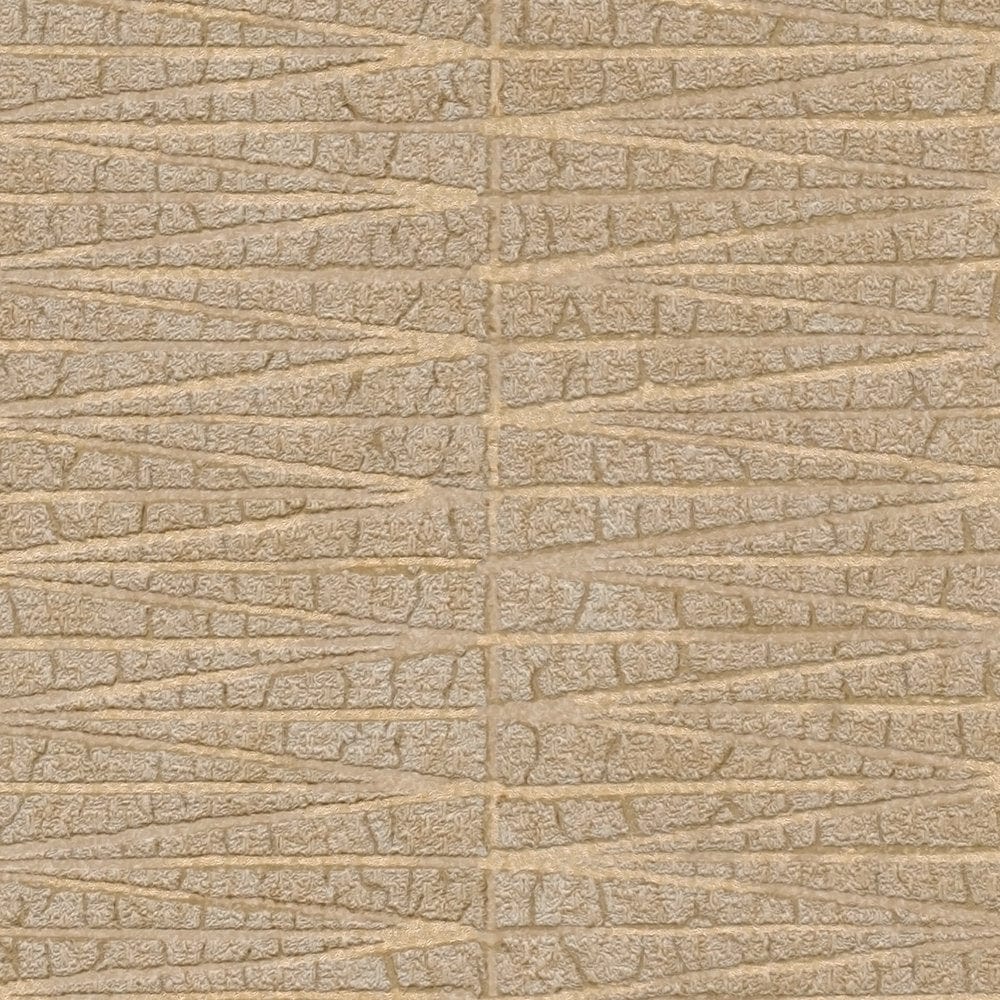 Brūnas tapetes guļamistabai ar grafisku dabas dizainu, 385971 AS Creation
