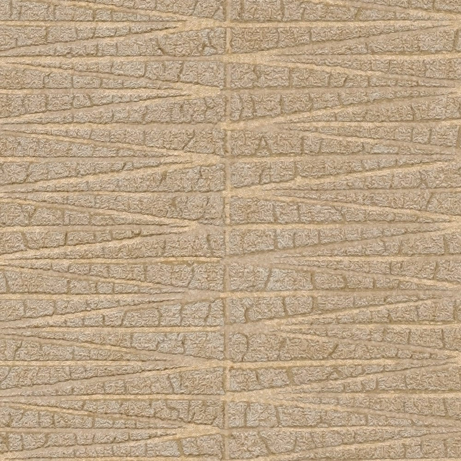 Brūnas tapetes guļamistabai ar grafisku dabas dizainu, 385971 AS Creation