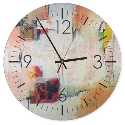 Dekoratīvais sienas pulkstenis ar abstraktu rakstu (otrais variants) Home Trends