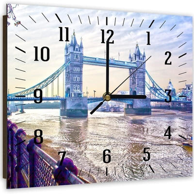 Dekoratīvais sienas pulkstenis ar Londonas tiltu Home Trends