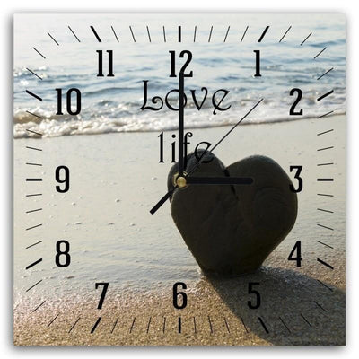 Dekoratīvais sienas pulkstenis Mīlestības pludmale Home Trends
