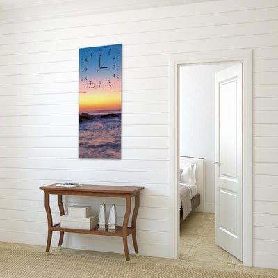 Dekoratīvais sienas pulkstenis Saulriets Jūrā Home Trends