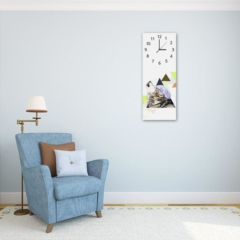 Dekoratīvais sienas pulkstenis Vilku valoda Home Trends