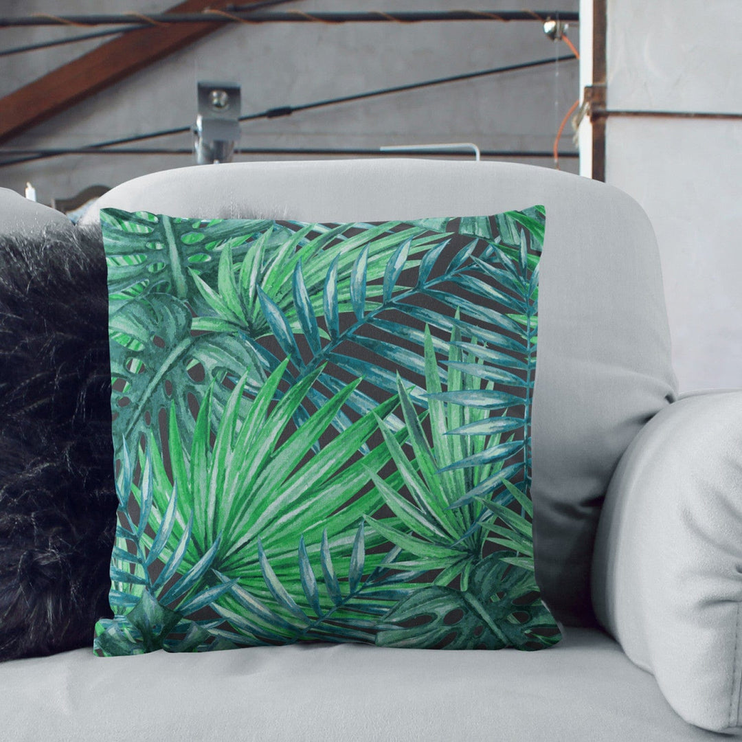 Spilvendrānas - Palmas un lapas, botāniska kompozīcija, monstera G-art