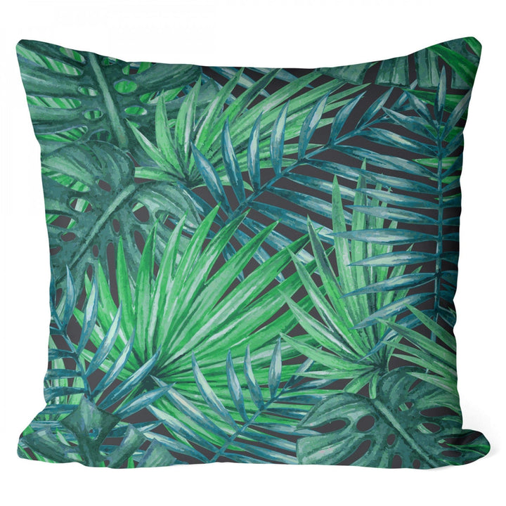 Spilvendrānas - Palmas un lapas, botāniska kompozīcija, monstera G-art