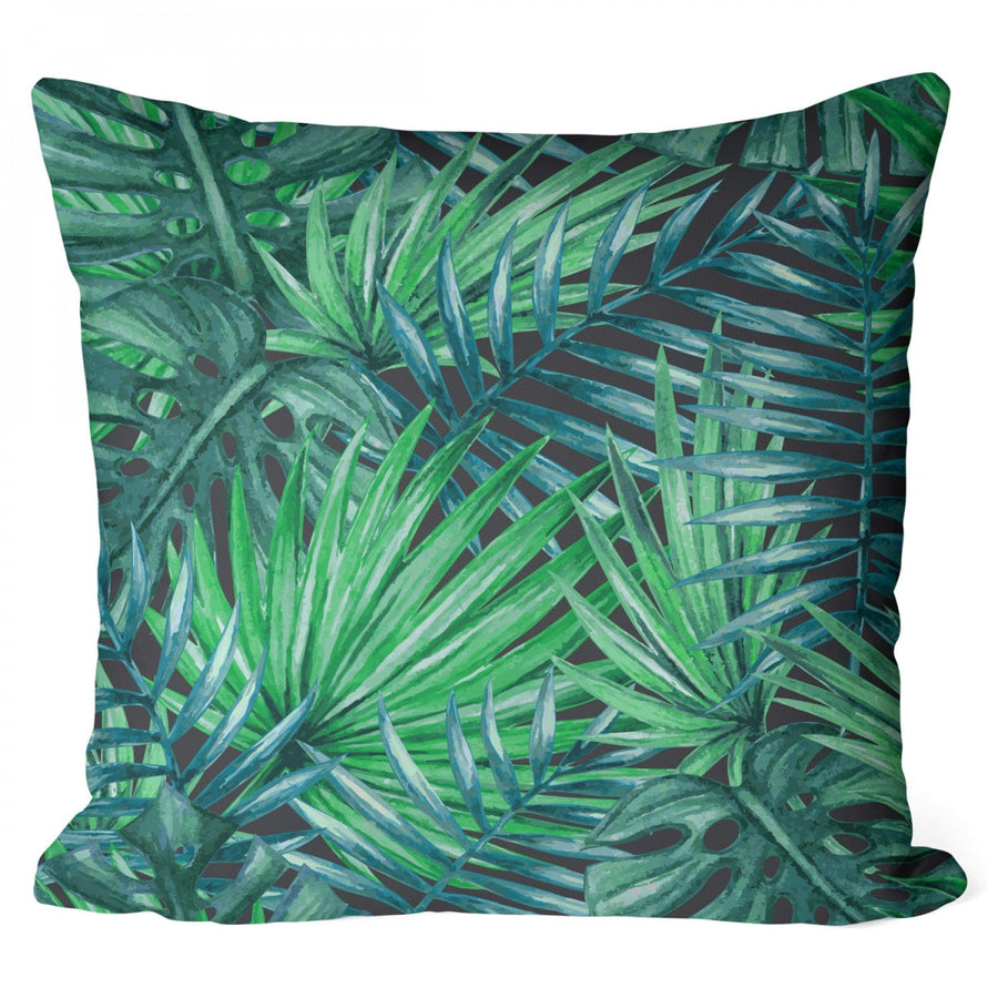 Spilvendrānas - Palmas un lapas, botāniska kompozīcija, monstera G-art