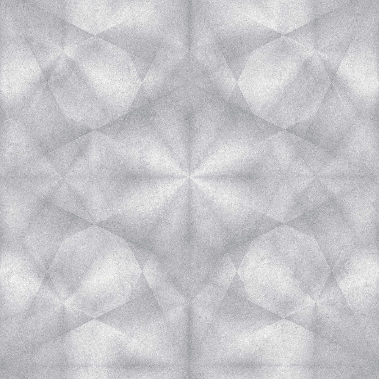Dizaina tapetes ar grafisku rakstu gaiši pelēkā krāsā - 1363552 AS Creation
