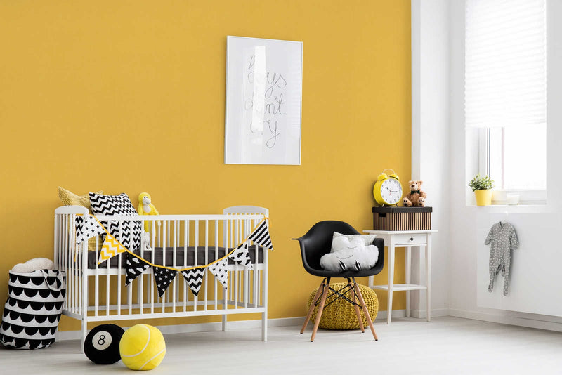 Yellow Plain wallpapers for the nursery AS Creation 1354247 Without PVC AS Creation