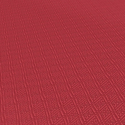 Flizelīna tapetes ar fakturētu rombveida rakstu, sarkanas 1333673