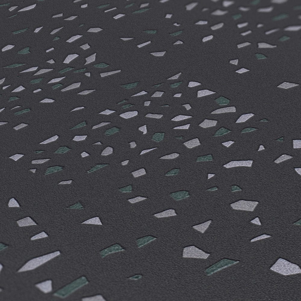 Melnas terrazzo tapetes AS Creation 37394-5 AS Creation