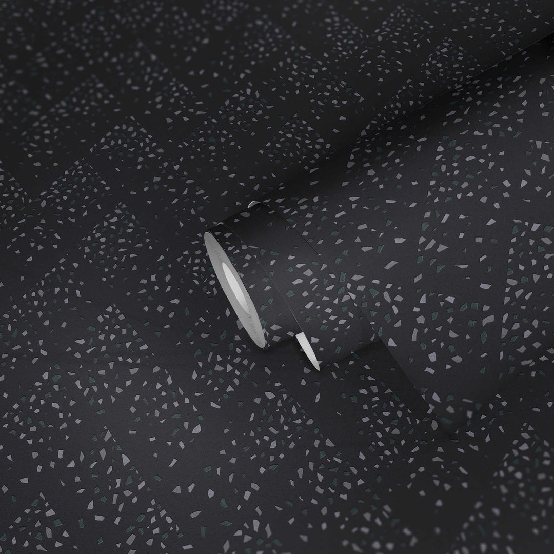 Melnas terrazzo tapetes AS Creation 37394-5 AS Creation