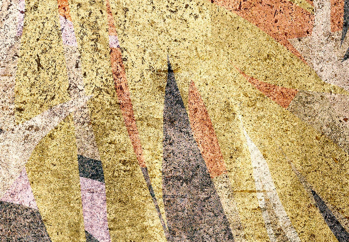 Fototapetes ar abstrakta lapām - Izkliedētas krāsas - 135452 G-ART