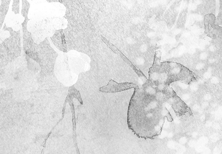 Fototapetes ar dabas motīviem - Smalkā daba (pelēkā krāsā) G-ART