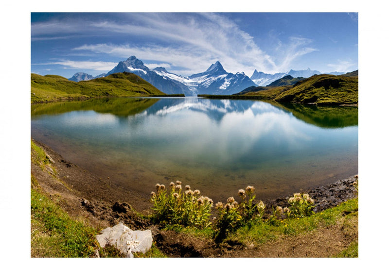 Fototapetai su kalnų ežeru - Kalnų ežeras, Šveicarija, 59972 G-ART