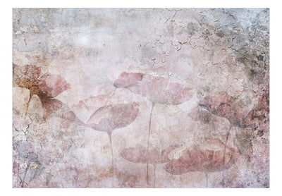 Fototapetes ar rozā ziediem vintāžas stilā, 143724 G-ART
