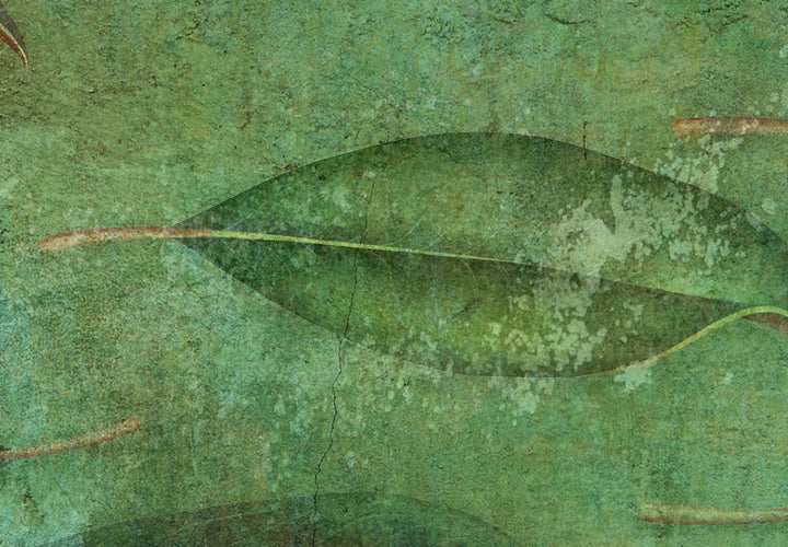 Fototapetes ar zaļām lapām - Zaļais atspirdzinājum - 143728 G-ART