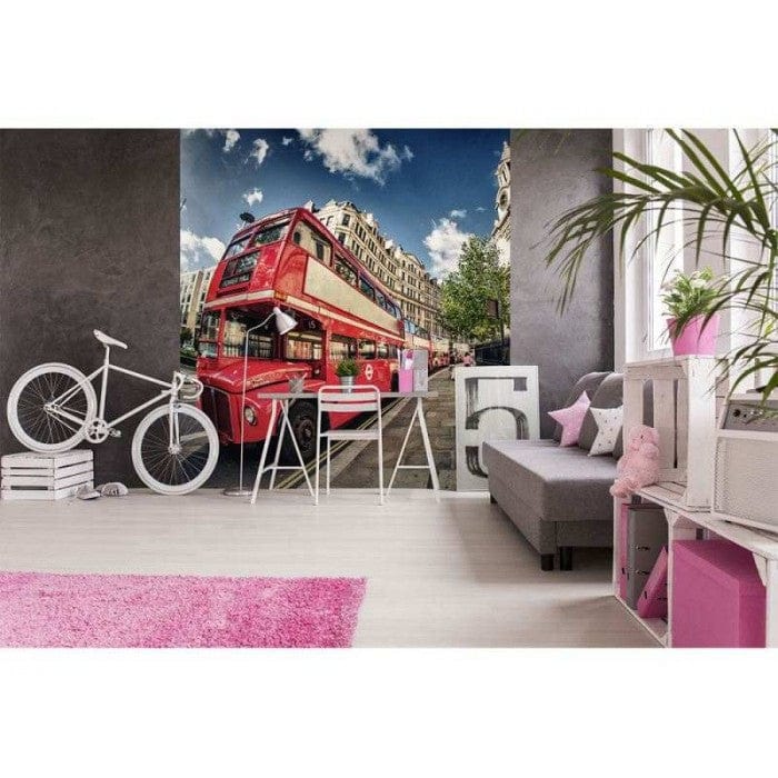 Fototapetes ar Londonas divstāvu autobusu D-ART