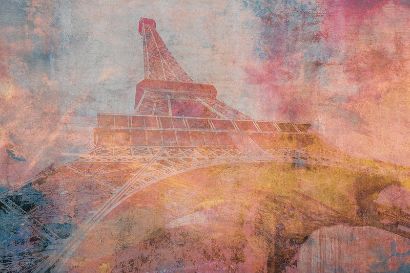 Wall Murals Eiffel Tower in vintage style (version 2) - D376 D-ART