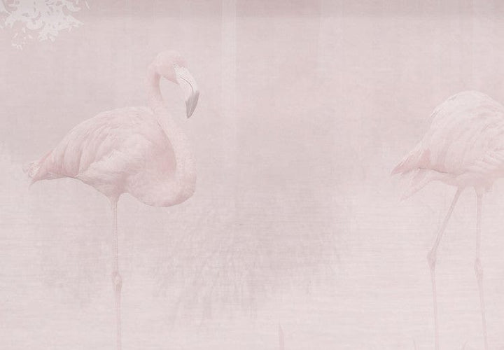 Fototapetes ar flamingo Dawn Pink rozā krāsā G-ART
