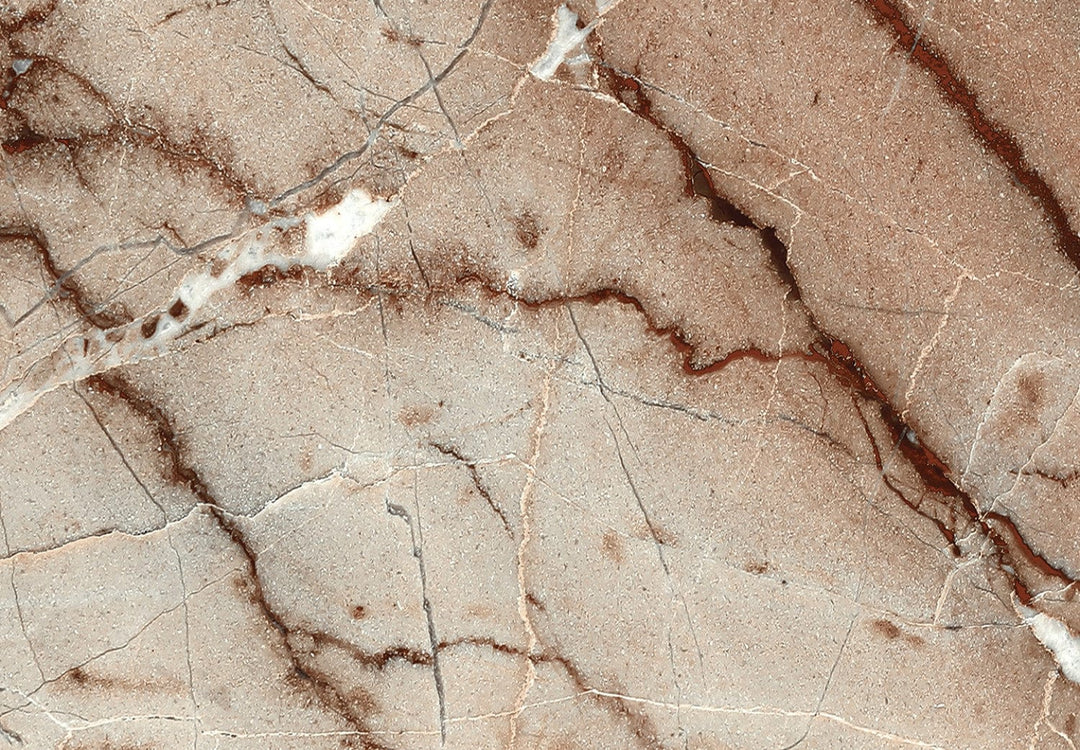 Siena no marmora ar fototapetēm, marmora imitācija bēšā krāsā G-ART