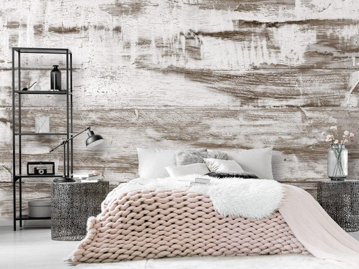Fototapetes ar koka tekstūru, Shabby Chic stilā  G-ART