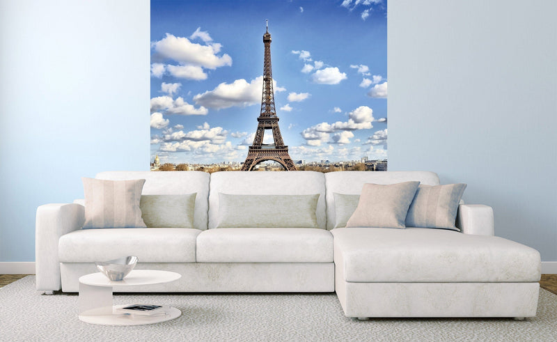 Fototapetes ar satriecoši skaistu Parīzes skatu uz Eifeļa torni G-ART